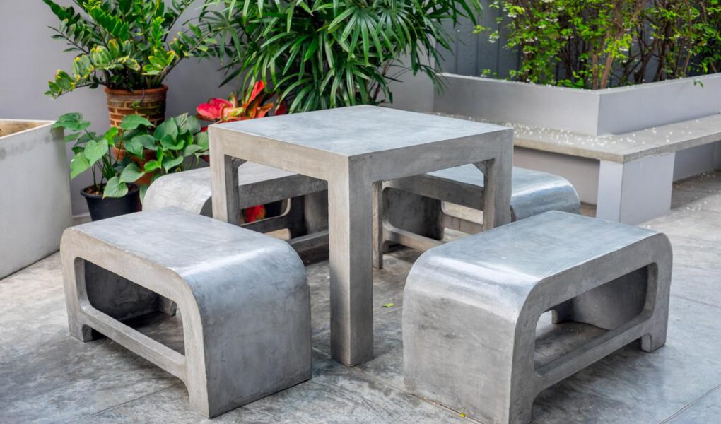 square concrete tables melbourne